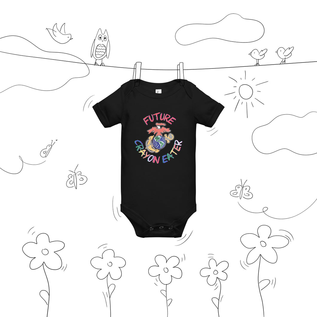Future Crayon Eater - Baby short sleeve one piece