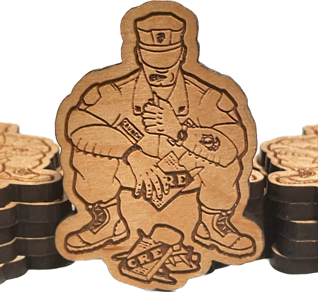 Limited Edition Wooden Challenge Coin